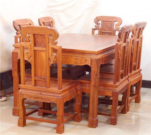 古典家具-红木家具app-祥和餐桌-缅甸花梨家具-红木餐桌-新中式家具